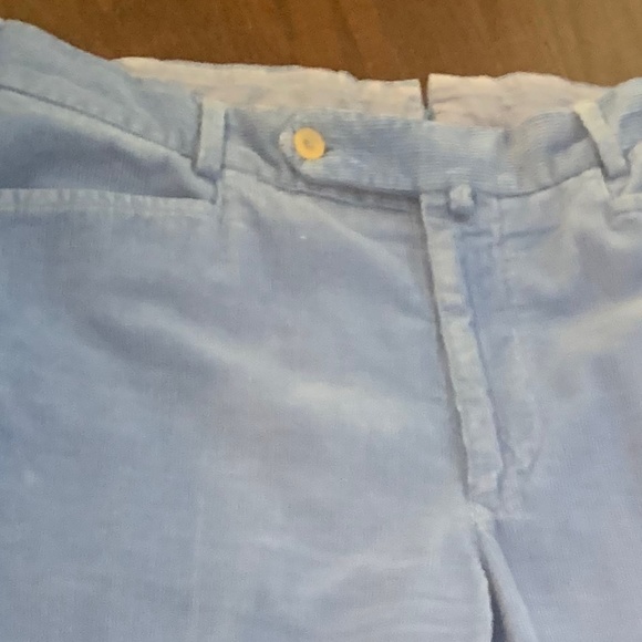 INCOTEX Men's corduroy blue pant - Picture 2 of 13